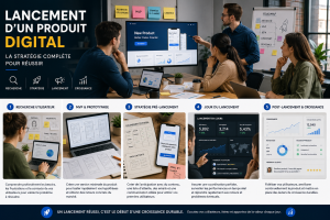 Etapes de lancement d’un produit digital en 2026