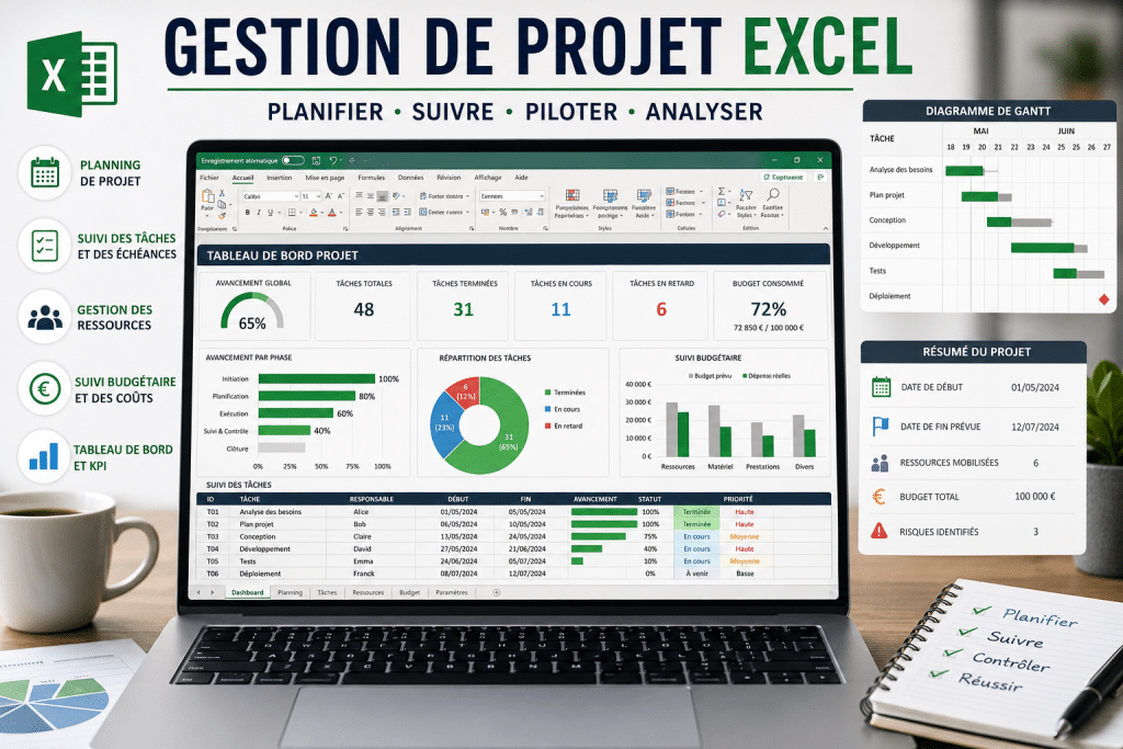 Gestion de projet excel