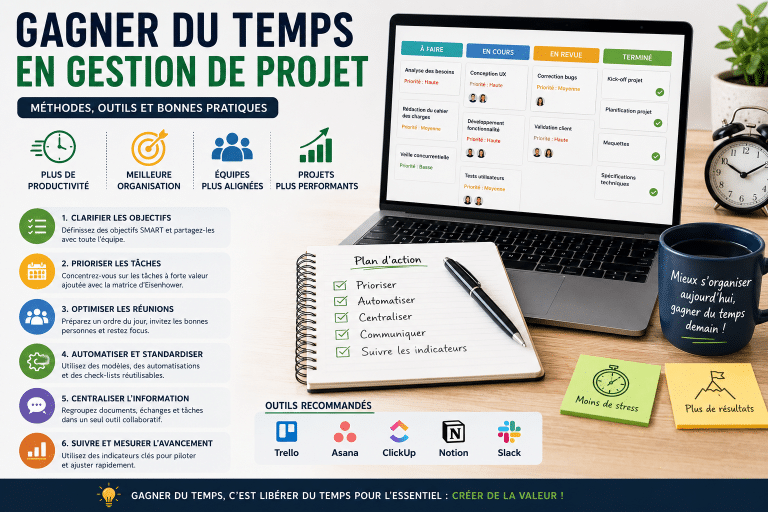 Gagner du temps en gestion de projet