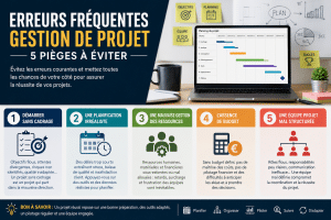 Erreurs fréquentes en gestion de projet
