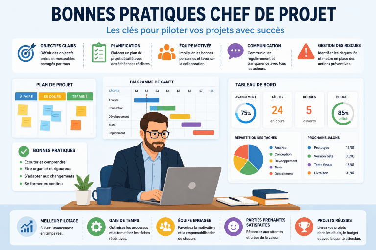Les bonnes pratiques pour un chef de projet