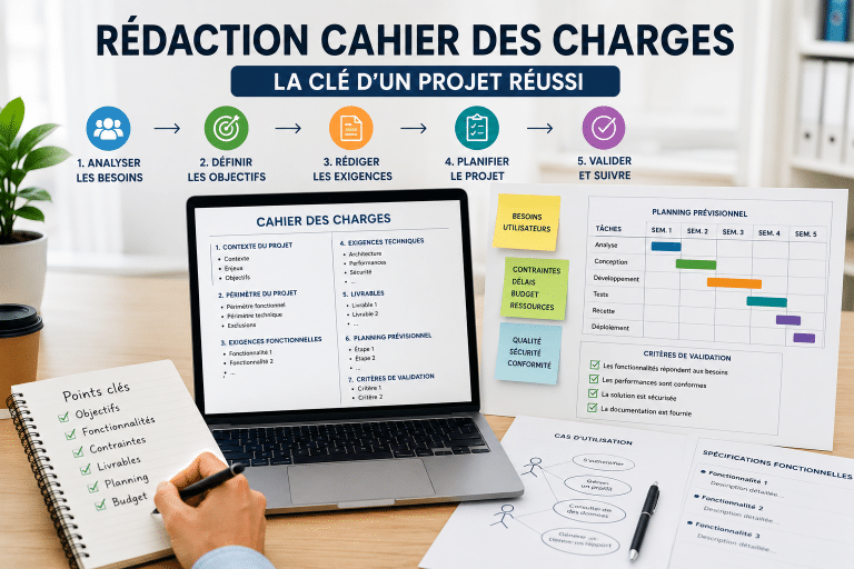 rédaction cahier des charges